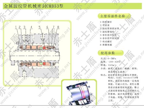 CMB53機(jī)械密封